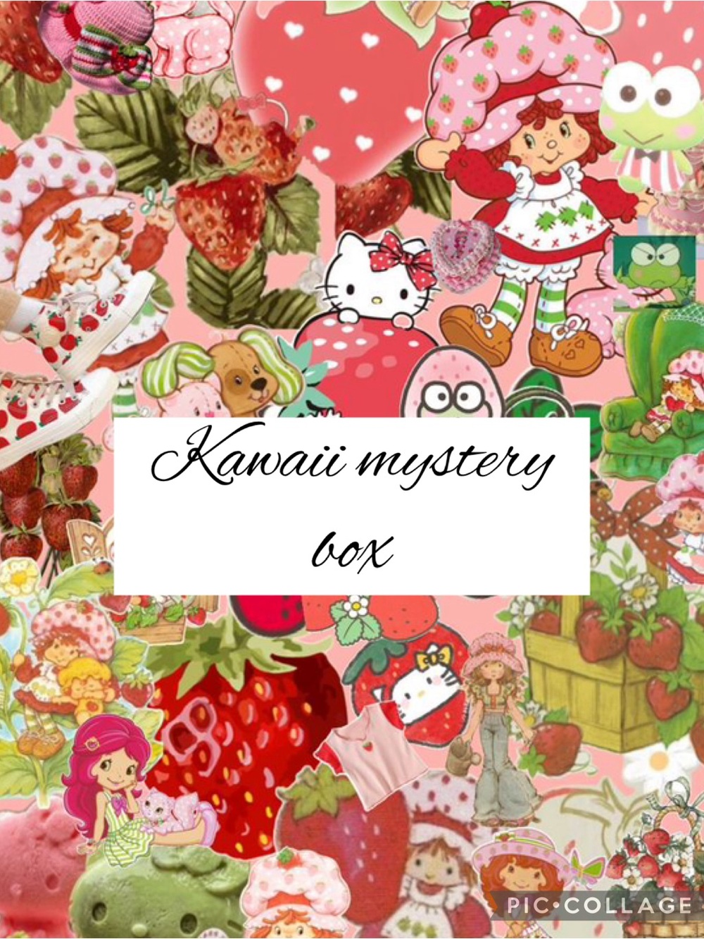Sanrio Pink Strawberry Kawaii Mystery Box